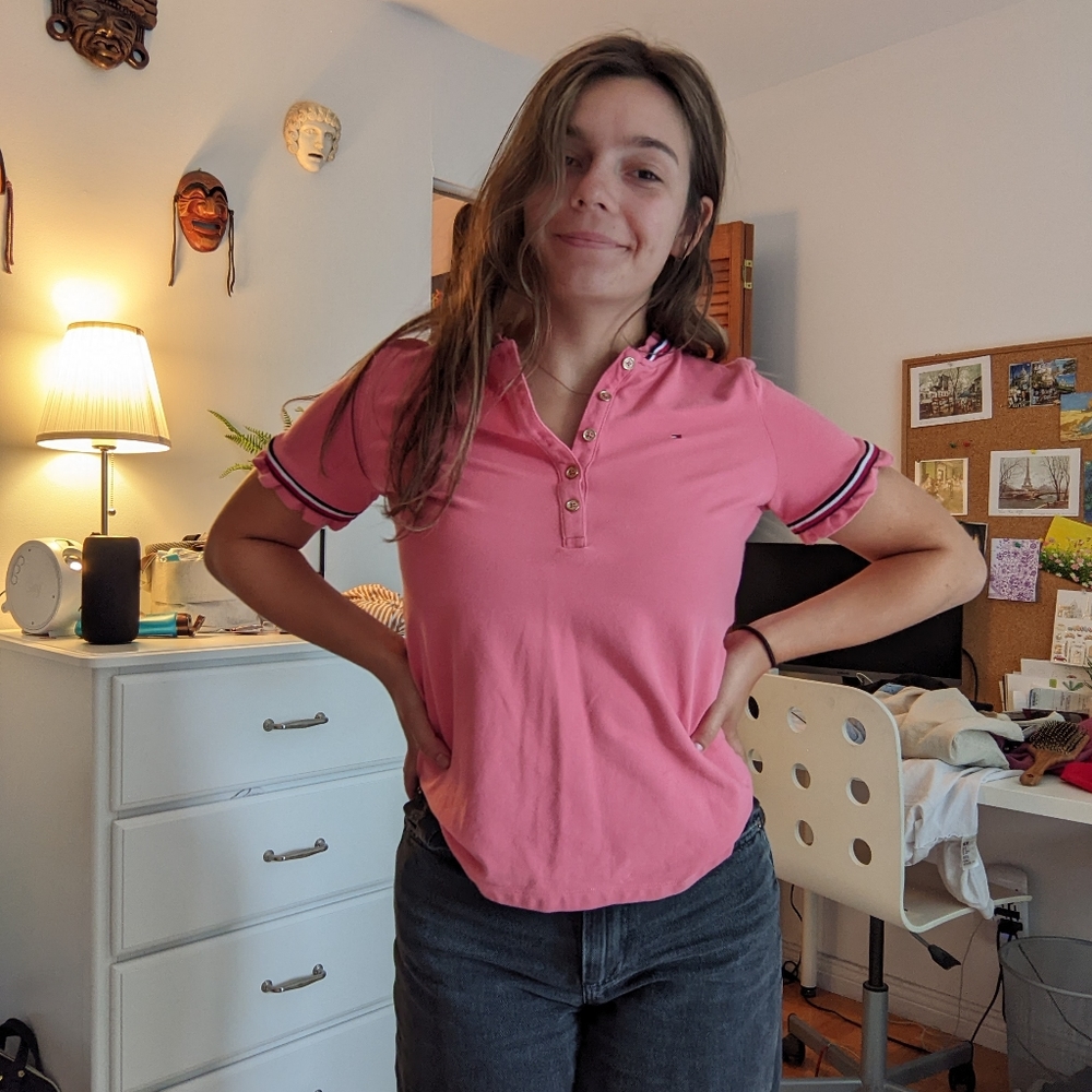 Pink Tommy Polo 💗